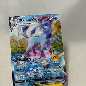 Pokémon TCG Glaceon VMAX Evolving Skies Secret Rare Alt Art Card 209/203